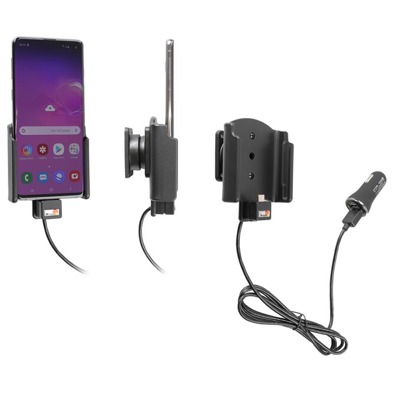 Aktiv Halterung, inkl. KFZ-Ladeadapter, passend f&uuml;r: Samsung Galaxy S10
