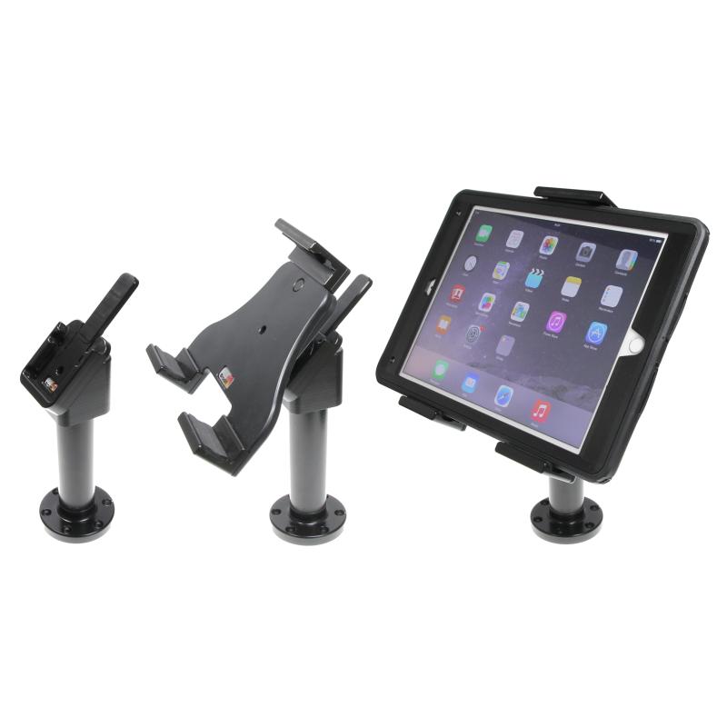 Drehbare Sockelhalterung, einstellbarer Halter, drehbar 345&deg;, f&uuml;r Tablets 140mm-195mm