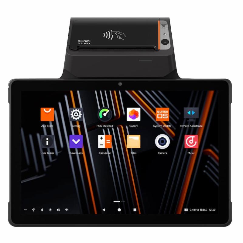 Sunmi V3 Mix, (10,1''), GPS, Scanner (2D), BT (BLE), WLAN, 4G, A13 GMS
