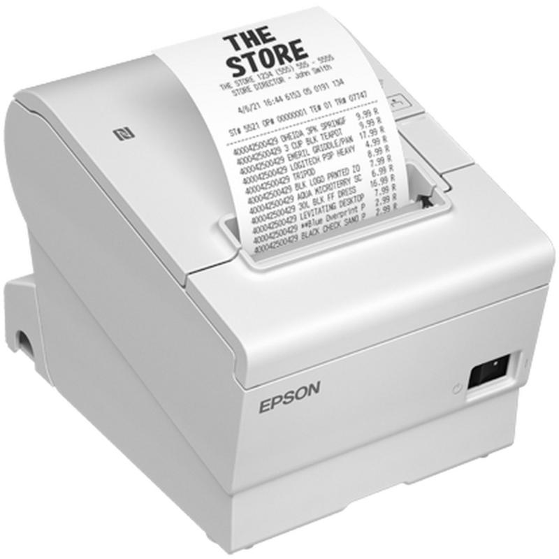 Epson TM-T88VII, USB, USB-Host, RS232, Ethernet, ePOS, wei&szlig;
