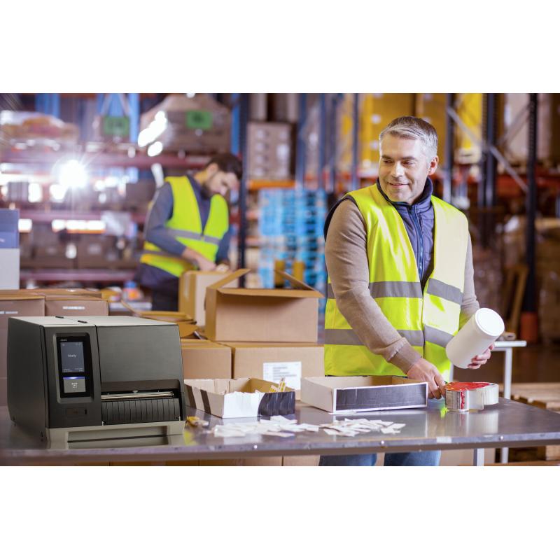 Honeywell PM65 Etikettendrucker, Thermotransfer, 203 dpi, USB, LAN, RS232, BT, WLAN, Touch, Rewin