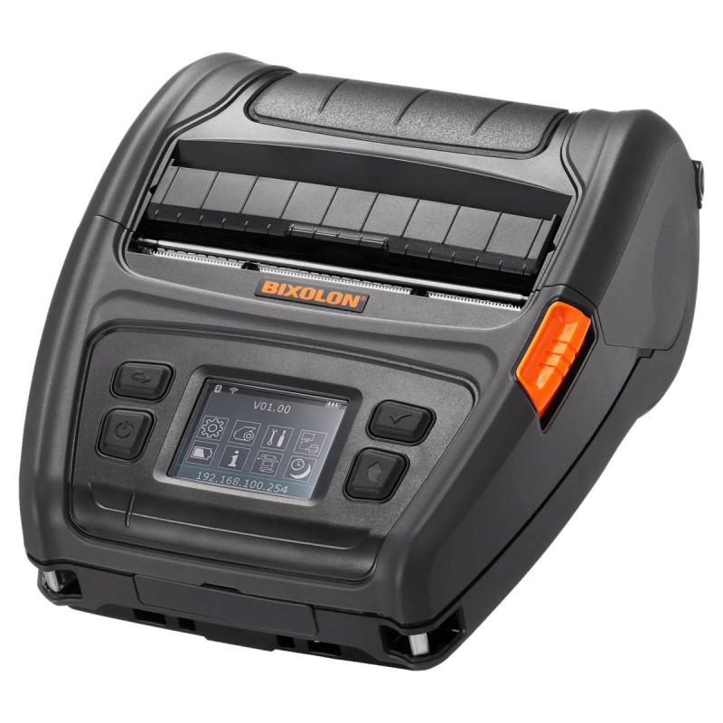 Bixolon XM7-40, TD, (203dpi), BT (iOS), LCD, Black Mark, Gap, G&uuml;rtelschlaufe, Akku, 6800mAh