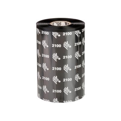 Thermotransferband, Zebra, 2100, Wachs, Rollenbreite: 102mm, Kernbreite: 102mm, Kern: 25,4mm, L&auml;nge: