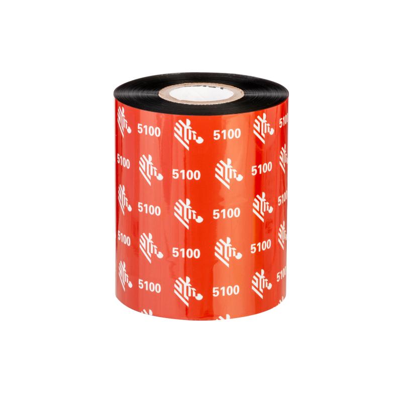 1x Zebra 5100 Premium Harz 110x50M AD(0) Kern(25,4) N/A Etiketten/Rolle