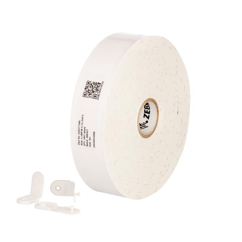 Z-Band QuickClip, 30,2 x 279,4mm, 240/Rolle, 6 Rollen/Box, Kern: 25,4mm, Farbe: Wei&szlig;