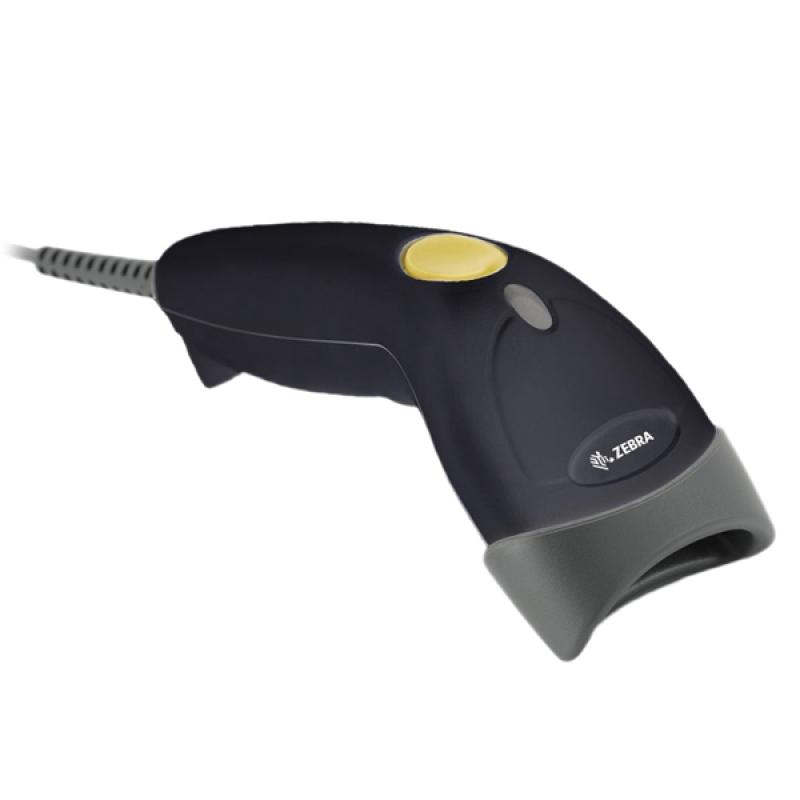 Zebra LS1203, 1D, EMEA Only, USB-Kit, Standfu&szlig;, schwarz