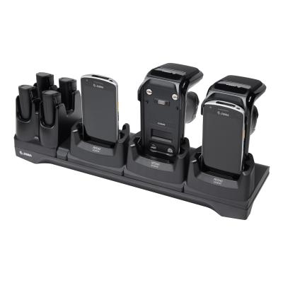 Zebra RFD40 Ladestation, l&auml;dt 3x RFD40/EC50/EC55 und 4x Ersatzakku,