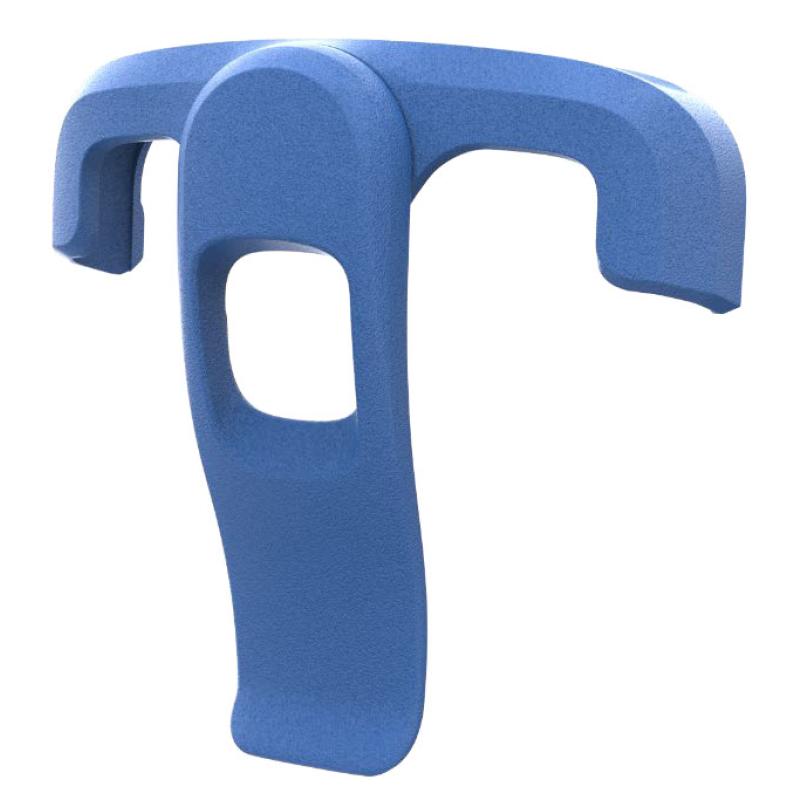 Zebra HC20/HC50 G&uuml;rtelclip, blau