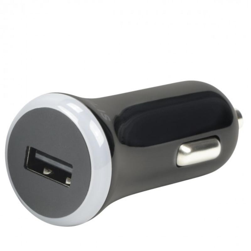 Mobilis Autoladeger&auml;t Mini 1 USB A (12-24V-out 5V - 1x2,1A) - Softtasche 001280