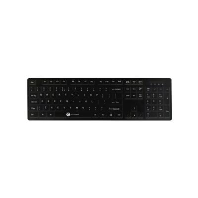 Tastatur GCQ Cleantype&reg;  Easy Protect TKG-105-GCQ-IP68-KGEH-BLACK-USB-DE IP68