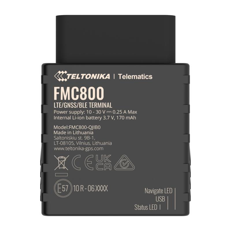 Teltonika FMC800 4G LTE Cat 1 Plug & Play Tracker