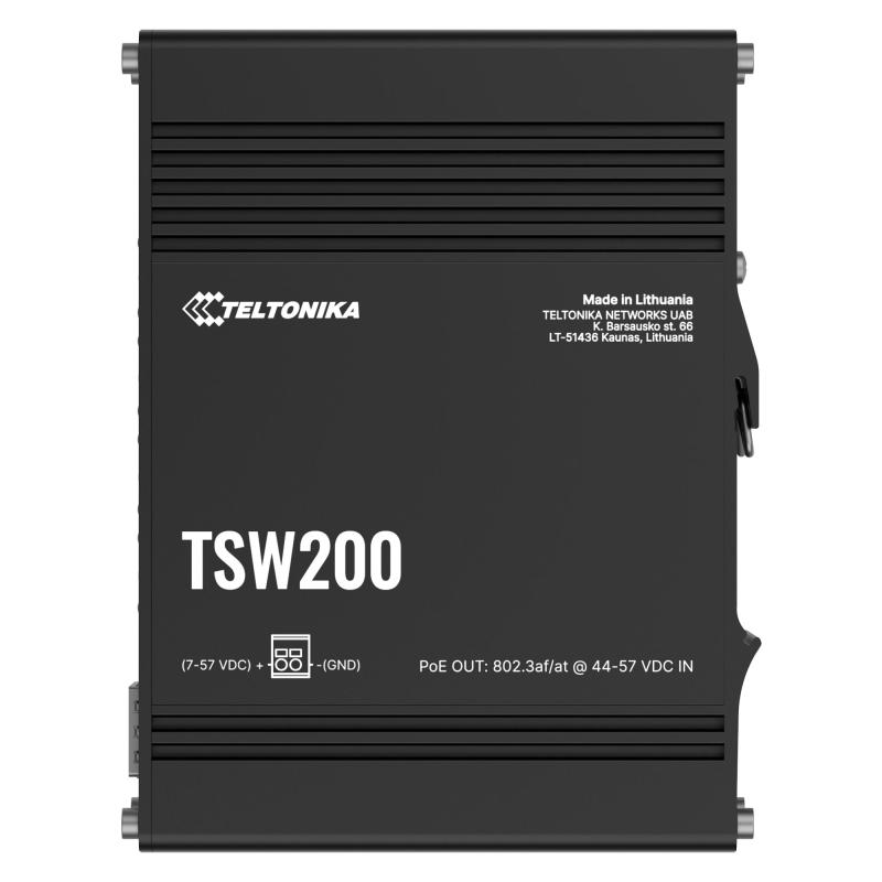 Teltonika TSW200 8 x Ethernet 2 x SFP Unmanaged PoE+ Switch