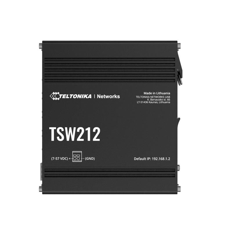 Teltonika TSW212 Managed Switch, ohne PSU, Profinet Class B Konformit&auml;t