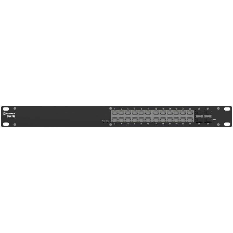 Teltonika SWM281 Gigabit Ethernet Managed Switch (Profinet standardm&auml;&szlig;ig deaktiviert)