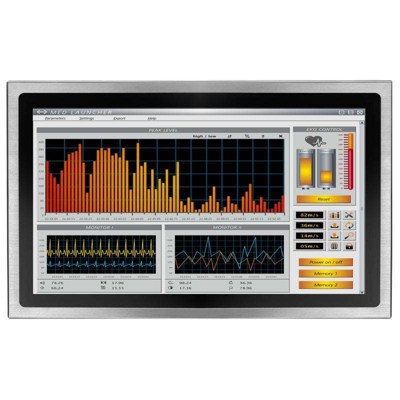 Hygrolion 245, 23,8", Panel PC, IP66, Core i5-8365UE, 8GB, 128GB SSD, Edelstahl, L&uuml;fterlos, CP40